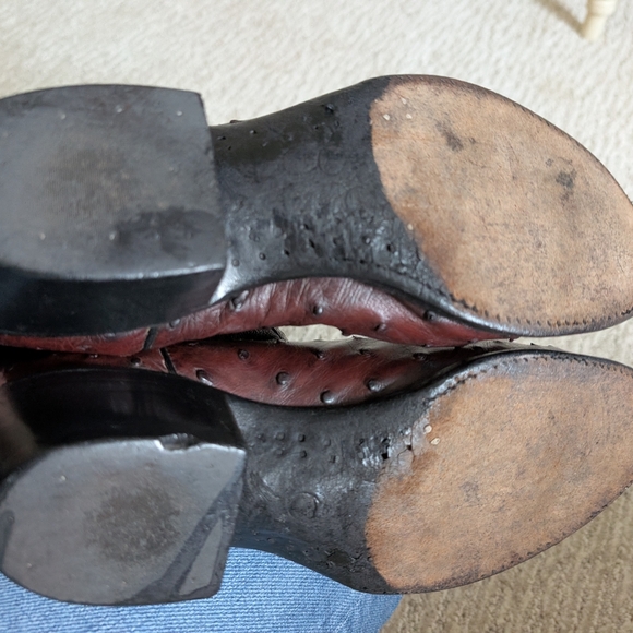 NOCONA Oxblood and Black Western Boots - Picture 8 of 14